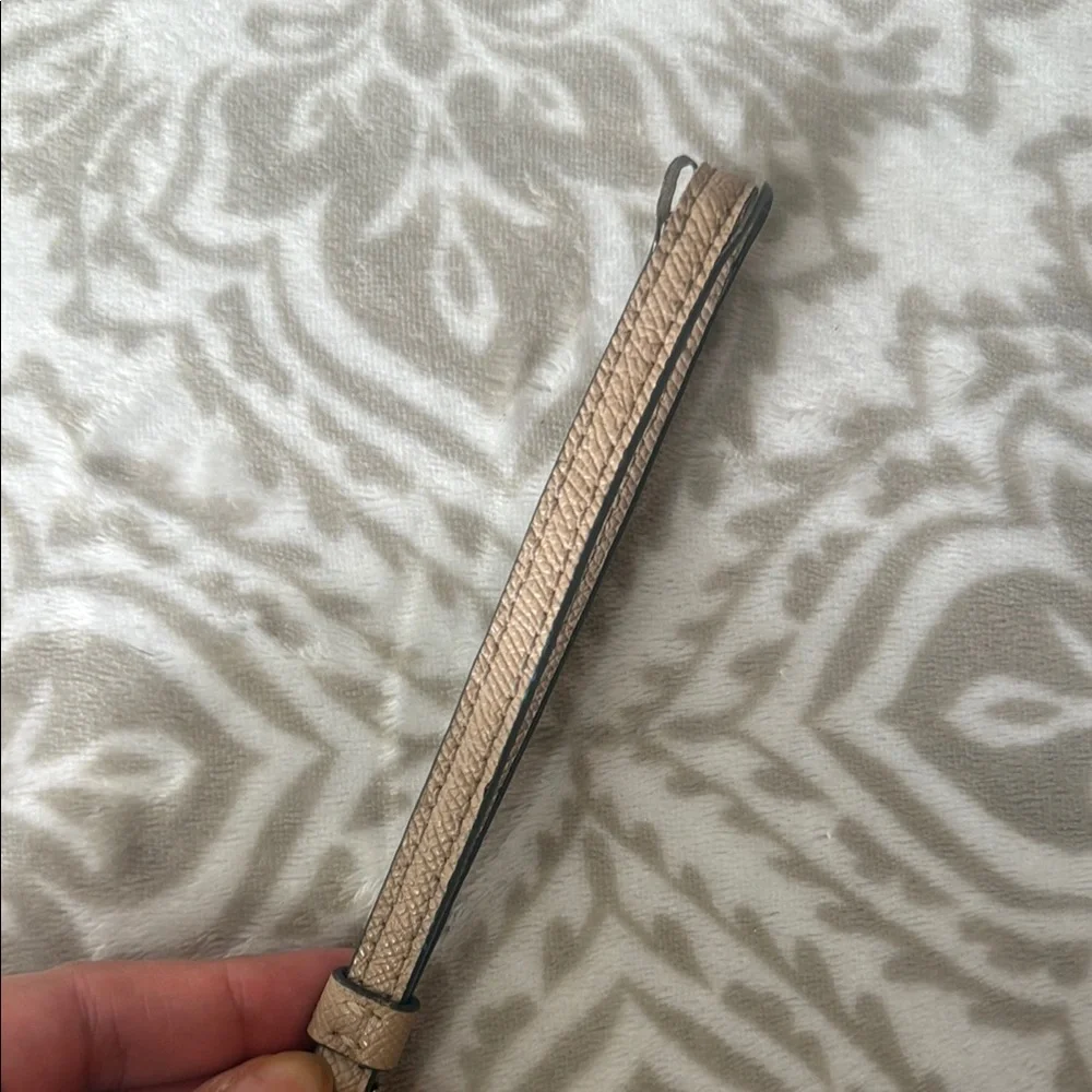 Coach Tan Leather Wristlet Clutch - Picture 4 of 8